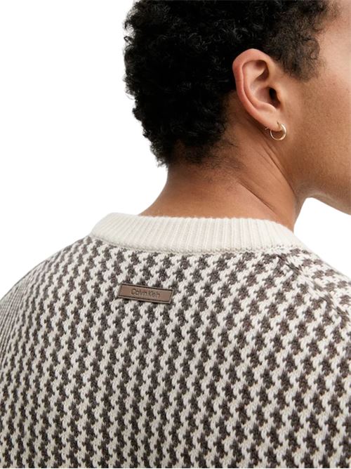 Maglione girocollo in lana Calvin Klein | LV04LD306GGPF